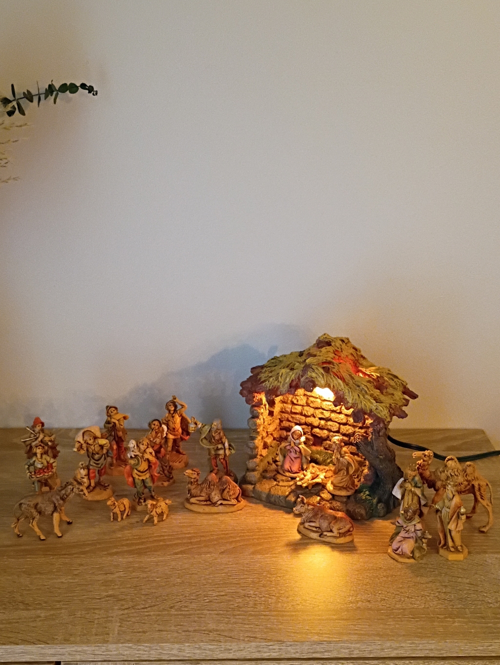 Vtg Depose Fontanini Simonetti Nativity Italy Set 21 PC